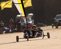 Children land speed sailing