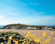 Porth beach