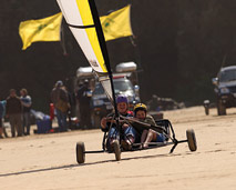 Children and land speed sailing